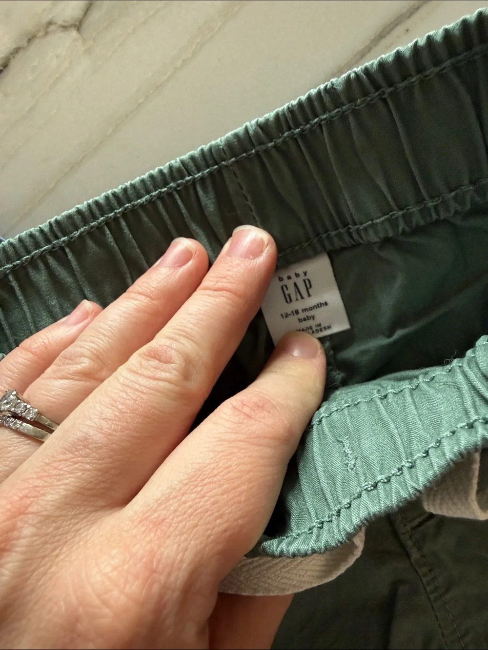 Baby Gap Blue and Green Shorts